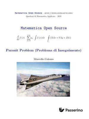 cover image of Pursuit Problem (Problema di Inseguimento)